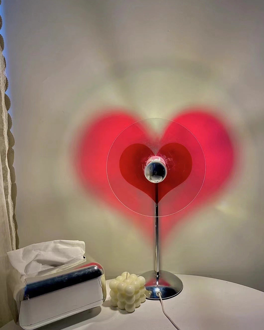 BowLift | LoveGlow – Elegant Table Lamp with Rechargeable LED