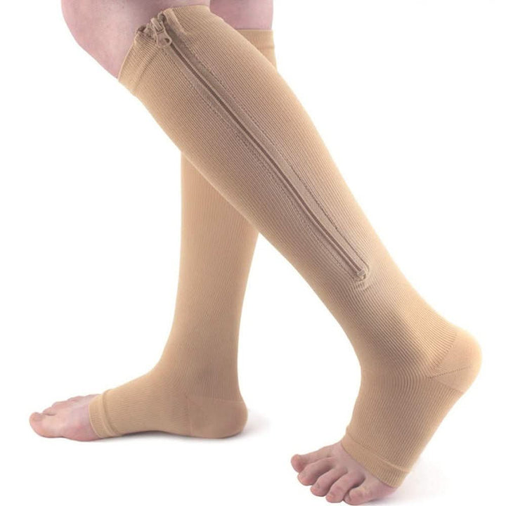 BowLift | support stockings with zip for comfortable compression & easy handling
