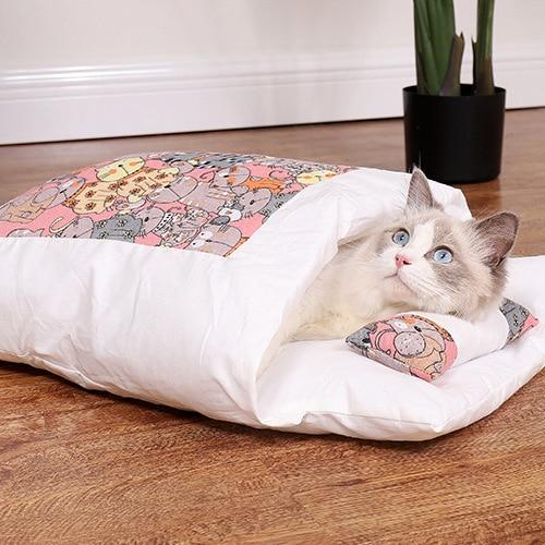 PurrfectNap Cat Sleeping Bag Bowlift