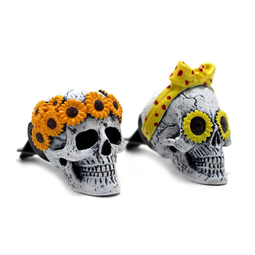 BowLift | Creative Flower Skull Car Air Freshener