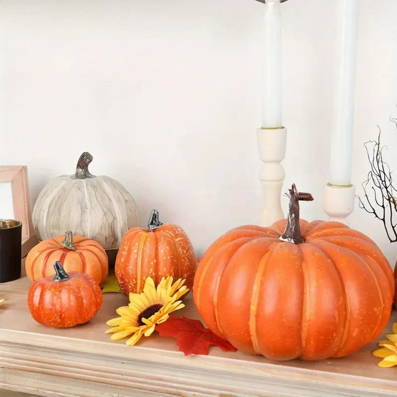 BowLift | Autumn Pumpkin Set | Artificial Decoration for Halloween