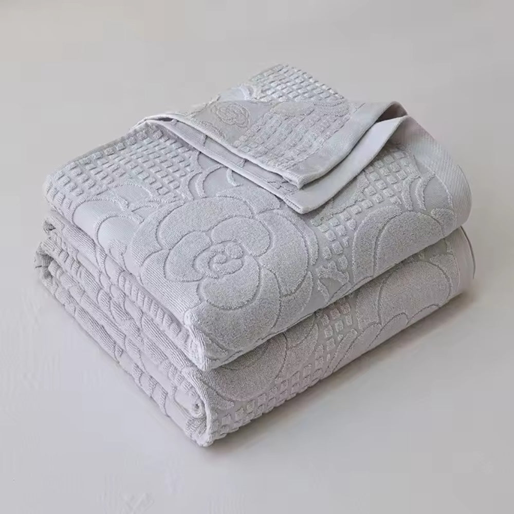 BowLift | Flora Terry Cotton Weave Blanket