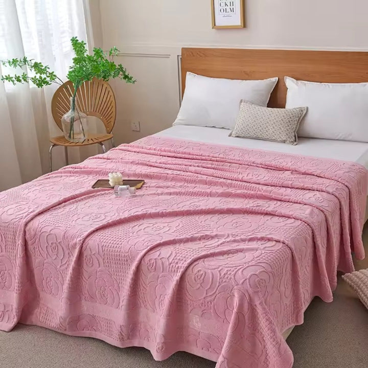 BowLift | Flora Terry Cotton Weave Blanket