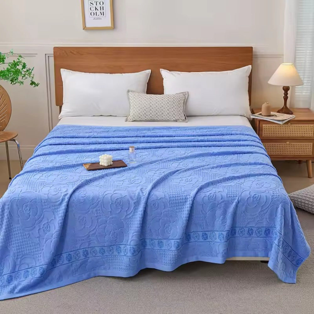 BowLift | Flora Terry Cotton Weave Blanket