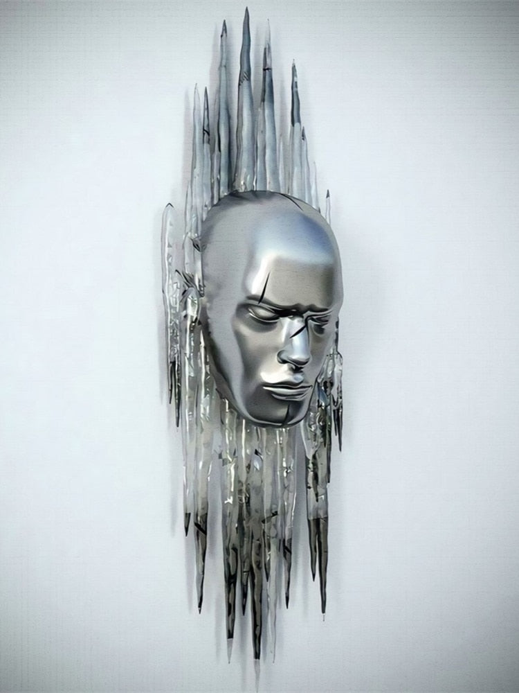 BowLift | Metal Figure Statues Styles Abstract Canvas Painting Couples Wall Art Love Sculpture Poster Print Home Decor Living Room Gifts