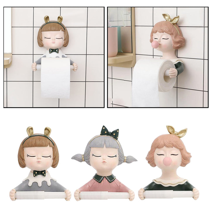 BowLift | Fancy Girl Toilet Paper Roll Holder