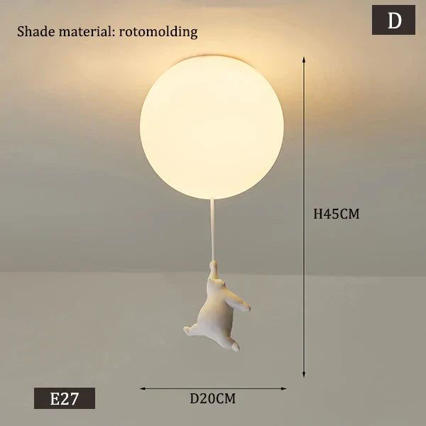 BowLift | Hanging Bears Balloon Lamp