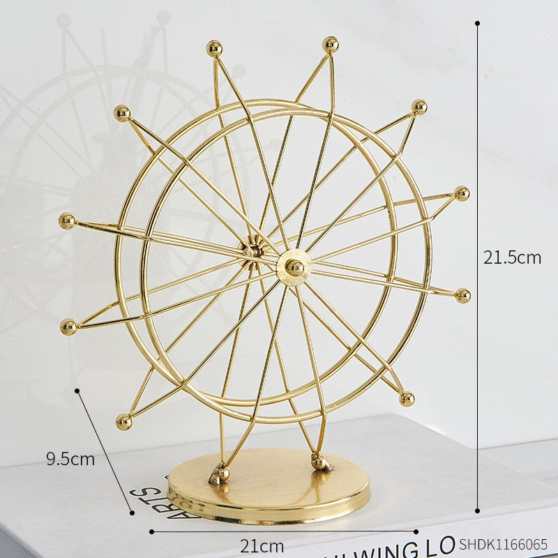Modern Metal Rotating Home Office Decor | Bowlift