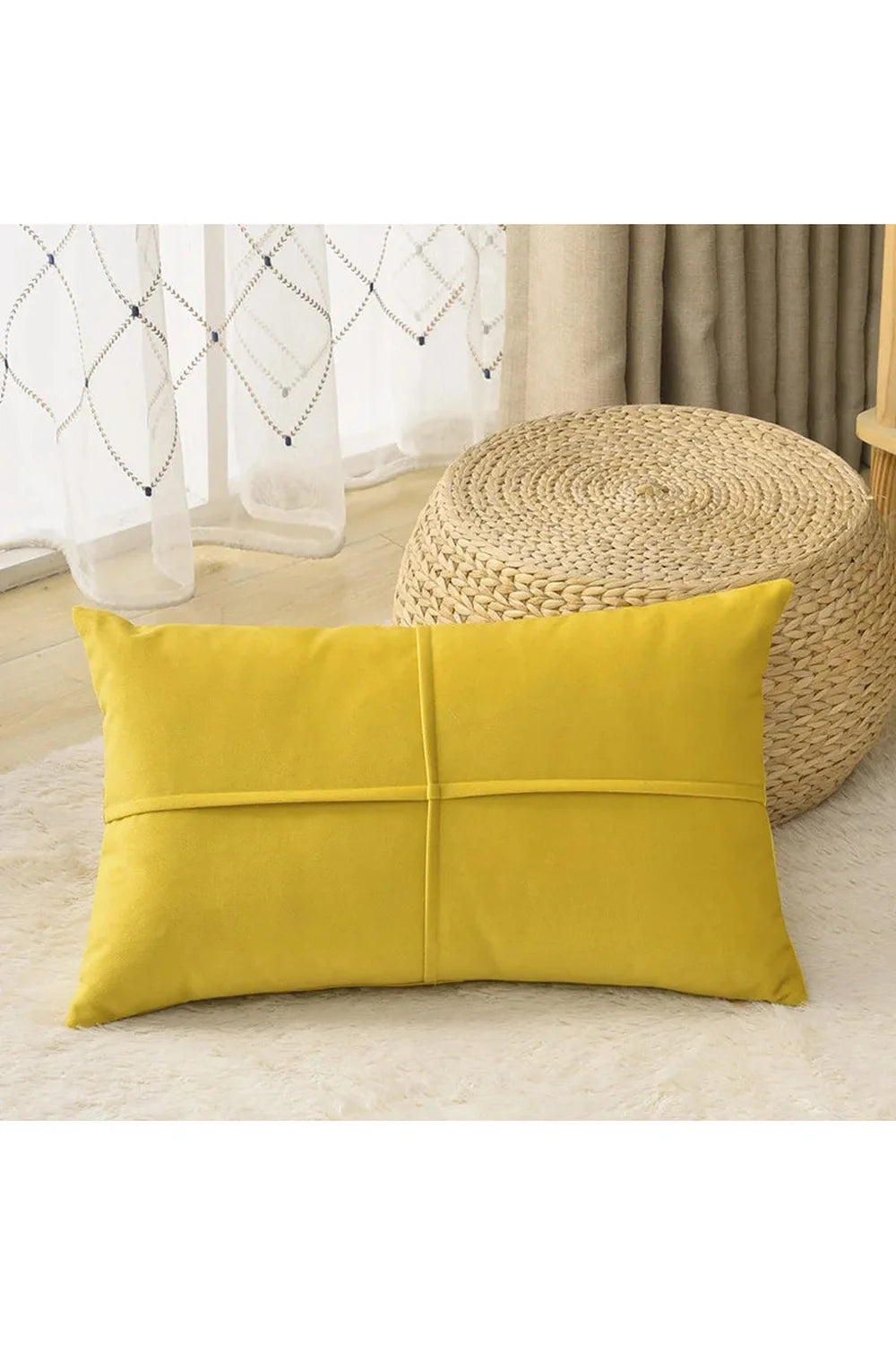 Velvet sofa cushion cover | Bowlift