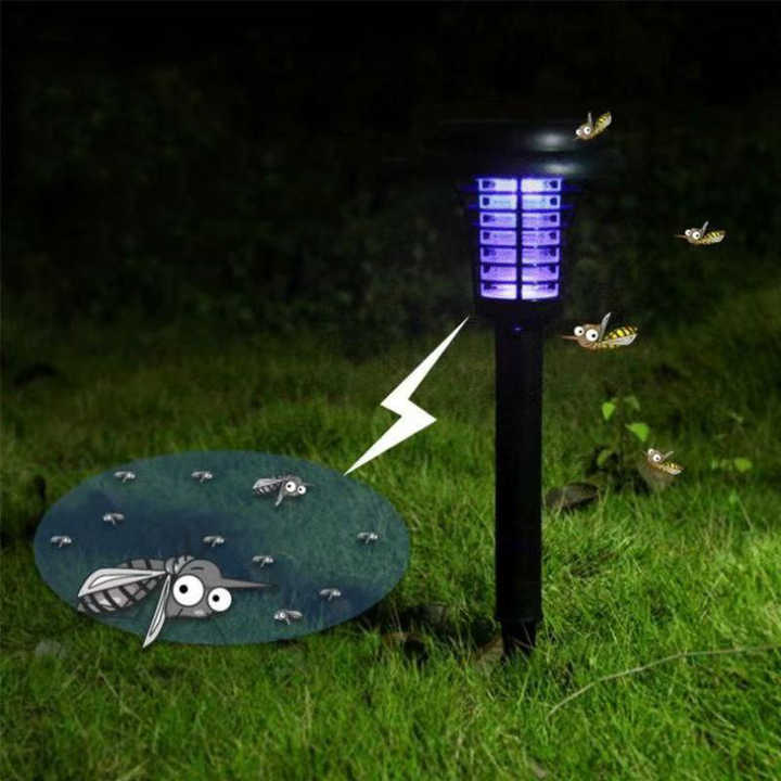 BowLift | Solar Insect Killer with LED Light – Waterproof Garden Light for Mosquito Repulsion