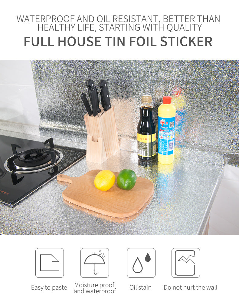 BowLift | Waterproof Self-Adhesive Kitchen Oil-proof Wallpapers
