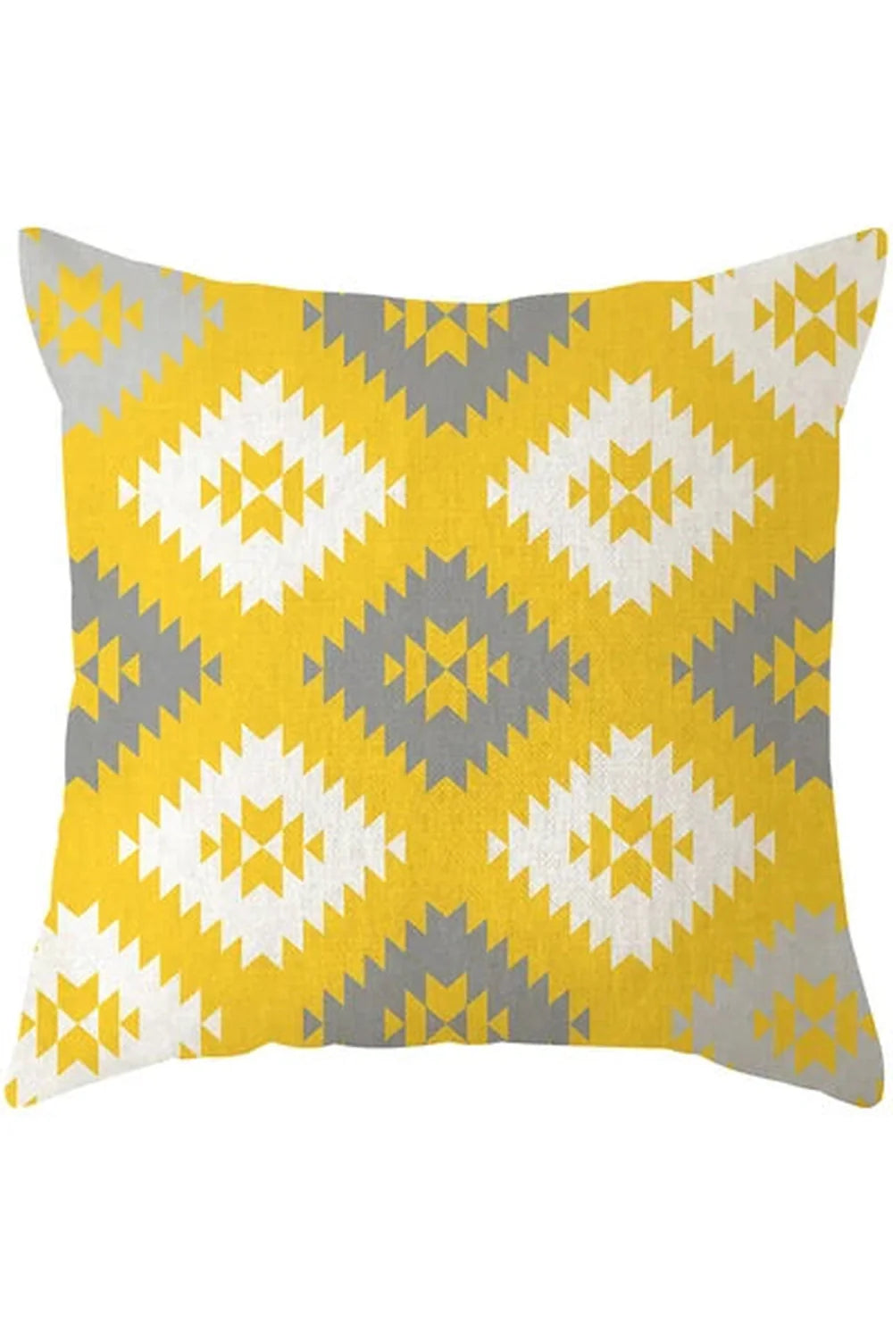 Yellow deer geometry pillowcase | Bowlift
