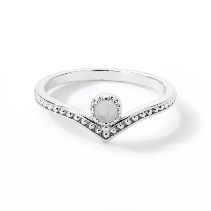 BowLift | Vintage Inspired Opal Crown Point Ring