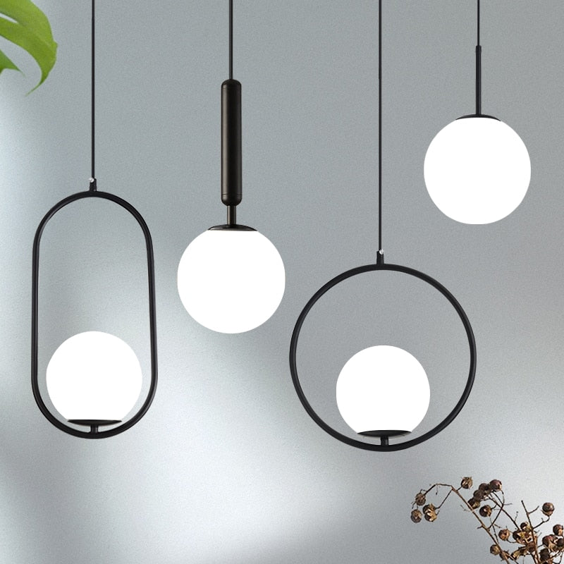 Nordic Glass Pendant Lamps | Bowlift
