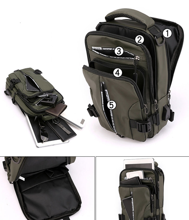Elegant USB Charging Mini Crossbody Bag | Bowlift