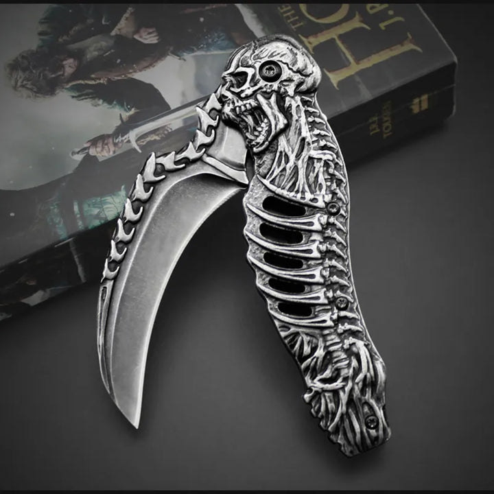 Tactical Nigh Skull Foldable Pocket Knife | Bowlift