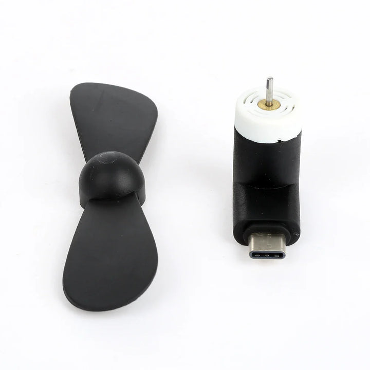 Creative Mini Portable Micro USB Fan - 5V 1W Mobile Phone USB Gadget Fans Tester for Type-C USB-C Cooling Hand Fan | Bowlift