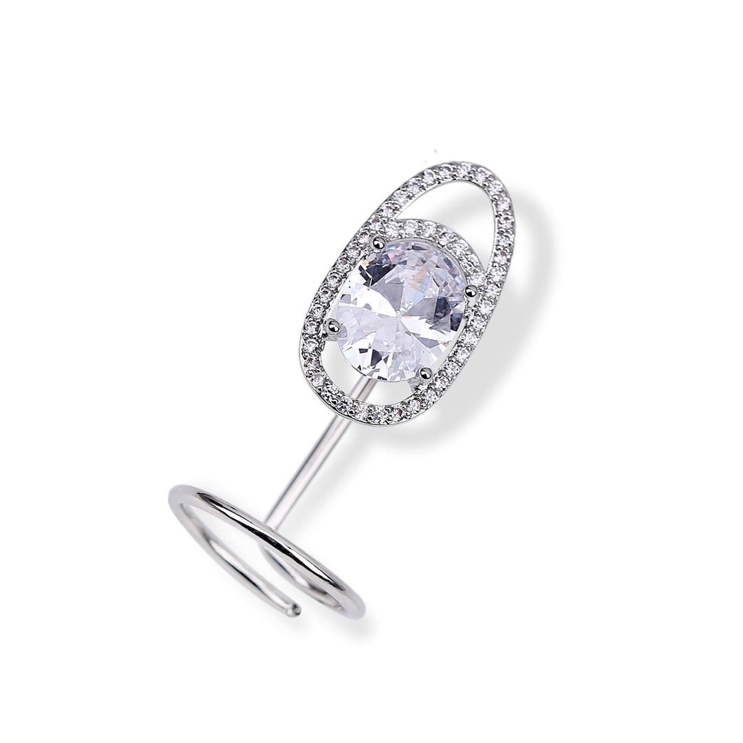 BowLift | Sleek Line Gothic Metal Thin Nail Rings