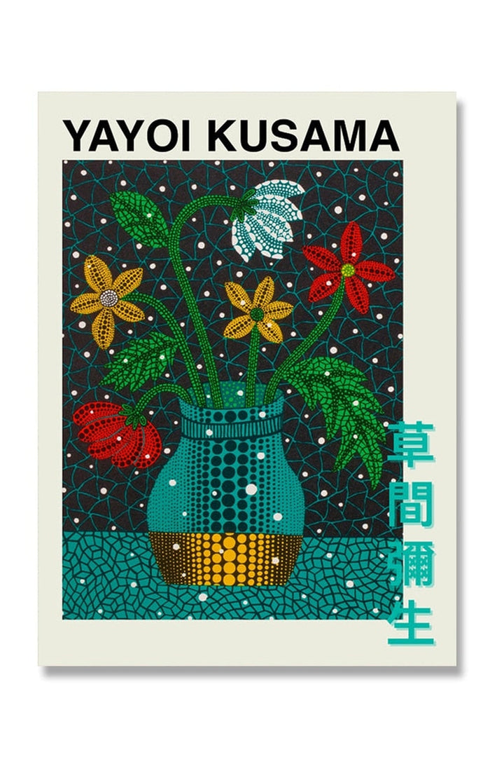 Kusama Inspired Canvas Poster | Bowlift