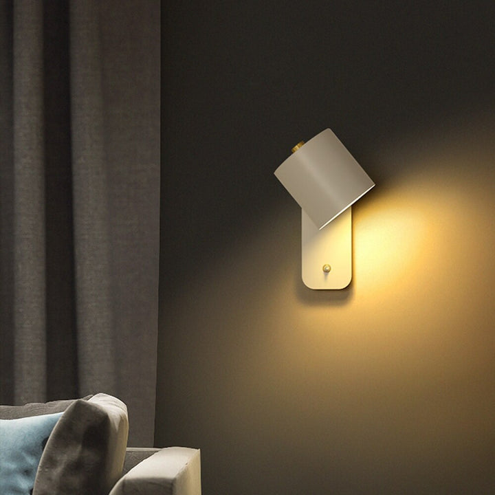 BowLift | Modern LED Wall Light with Switch – Indoor Wall Sconce for Home Decor
