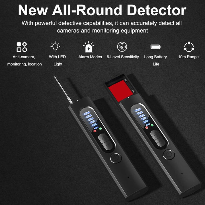 BowLift | Hidden Camera Detector with RF and GPS Tracking - Military Grade Surveillance Device for Privacy Protection