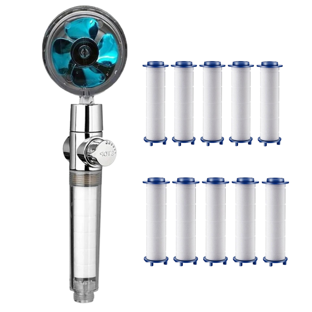 BowLift | High pressure rotating helix showerhead