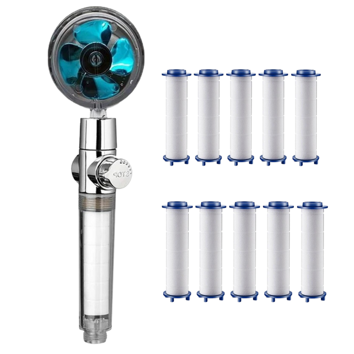 BowLift | High pressure rotating helix showerhead