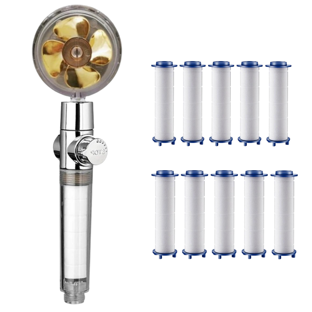 BowLift | High pressure rotating helix showerhead