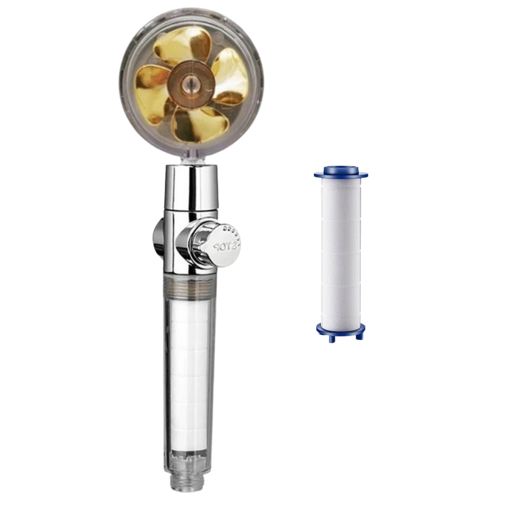 BowLift | High pressure rotating helix showerhead