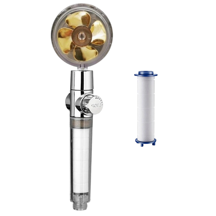 BowLift | High pressure rotating helix showerhead