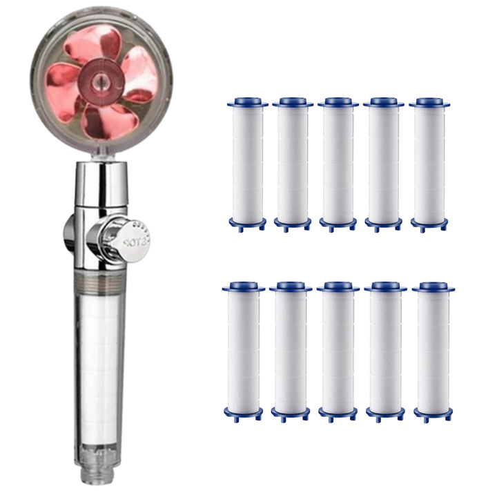 BowLift | High pressure rotating helix showerhead