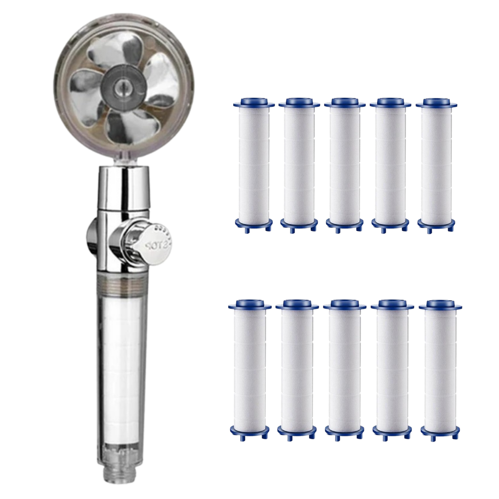 BowLift | High pressure rotating helix showerhead