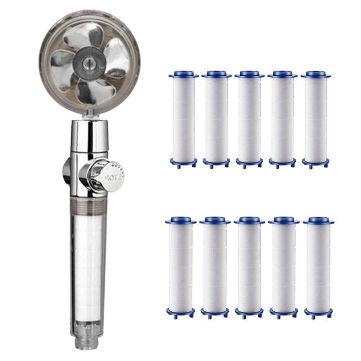 BowLift | High pressure rotating helix showerhead