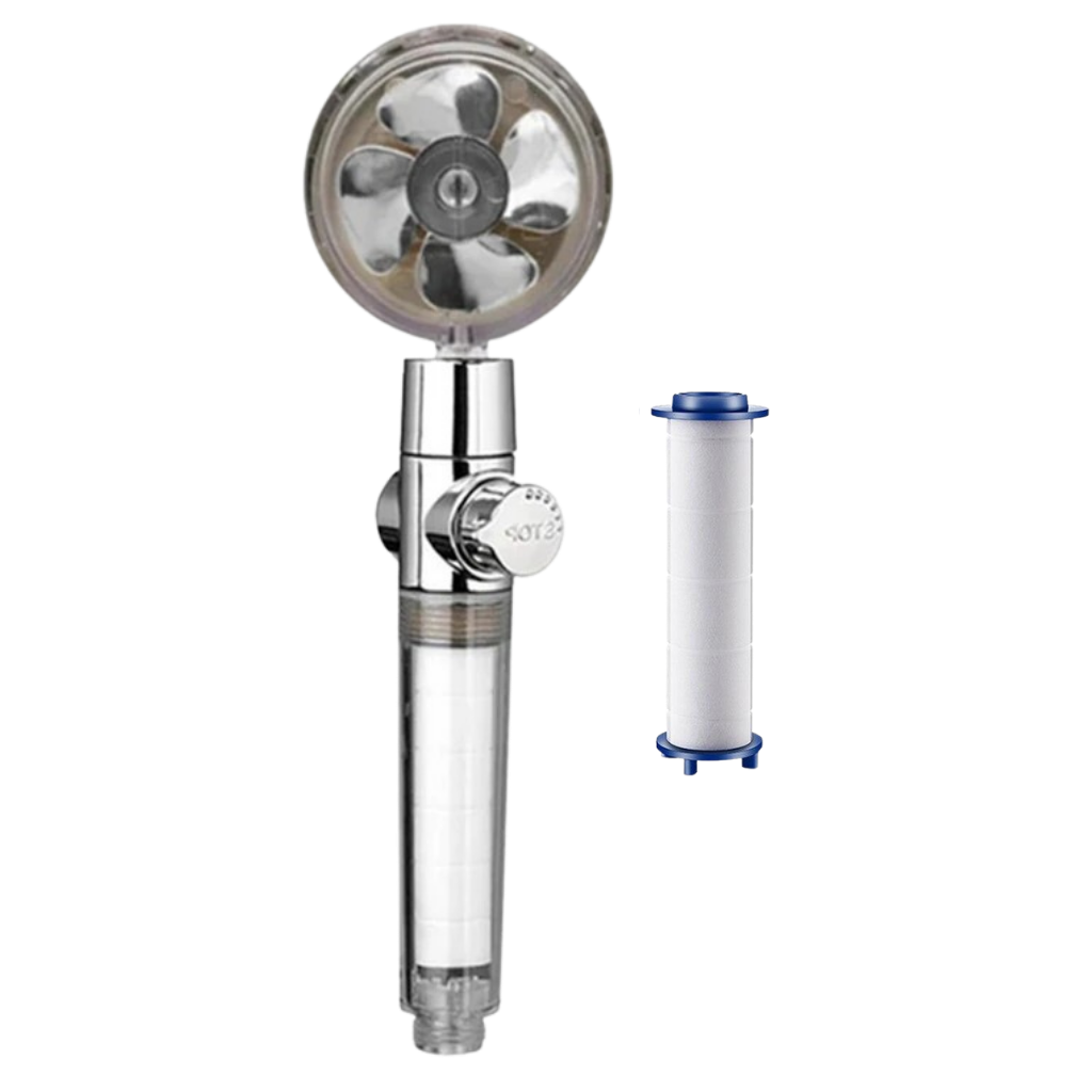 BowLift | High pressure rotating helix showerhead