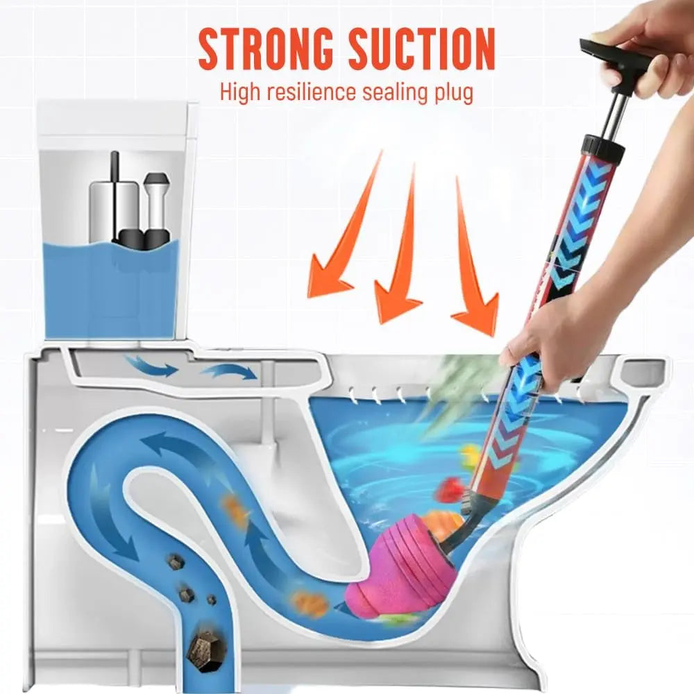 BowLift | High Pressure Drain Cleaner for Toilet Clogs