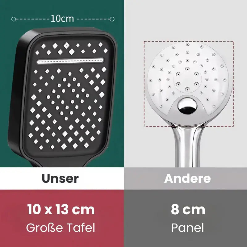 BowLift | High Pressure Shower Head with 7 Modes and Stop Button