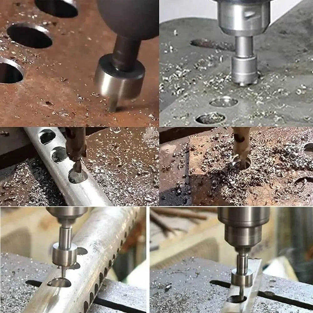 BowLift | High-Performance Carbide Core Drill Bit Set for Metal (5 Pieces)