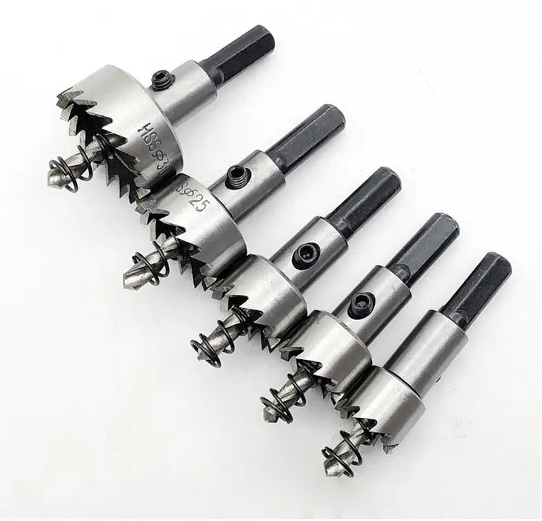 BowLift | High-Performance Carbide Core Drill Bit Set for Metal (5 Pieces)