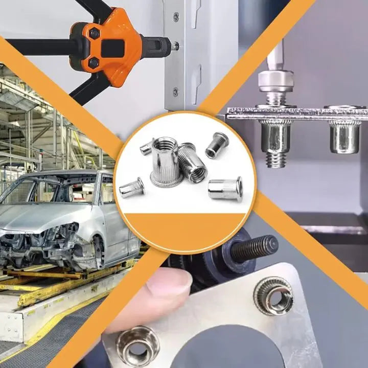 BowLift | High-Quality Nutsert Set with Countersunk Head (100 Pieces)