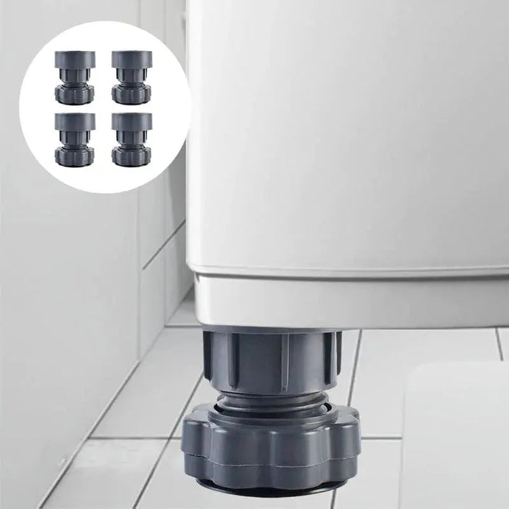 BowLift | Height Adjustable Anti-Vibration Pads for Washing Machines – 4-Piece Set