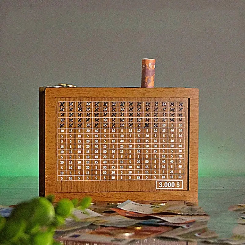 BowLift | Wooden piggy bank with counter – Durable and Decorative
