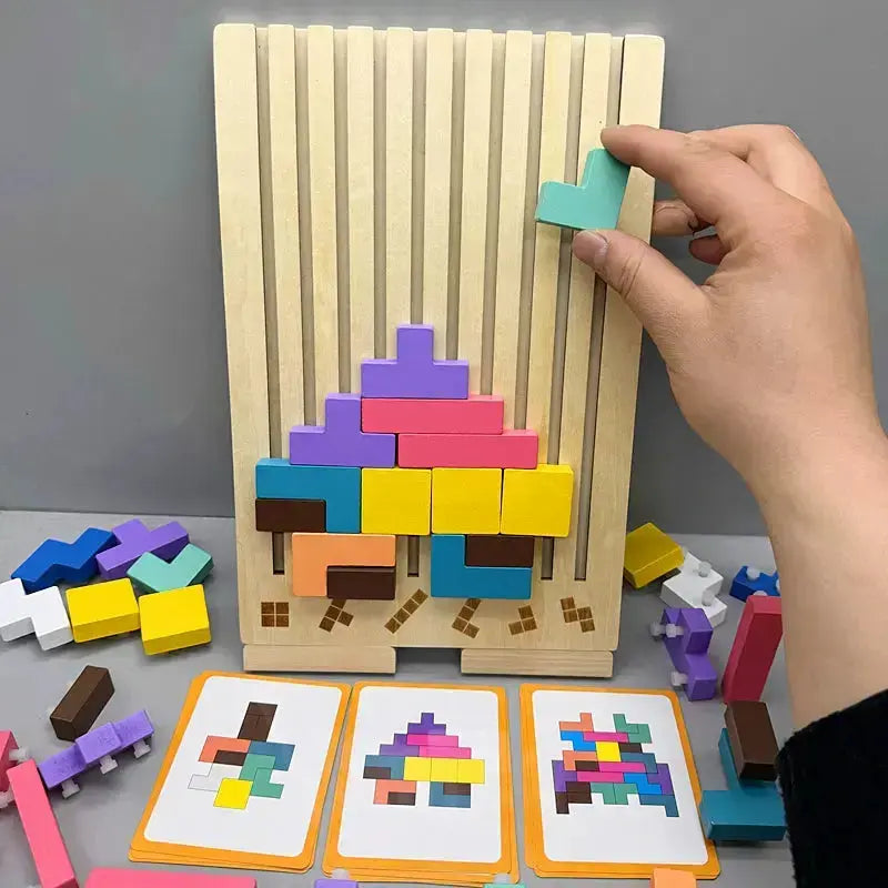 BowLift | Wood Stacking Game for Adults – Relaxation, Mindfulness & Concentration