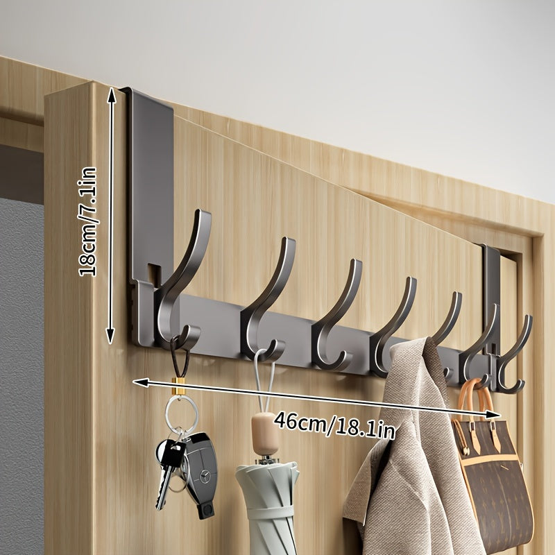 BowLift | SlimLine Door Hook – Hanging System Without Drilling Made of Sturdy Aluminum