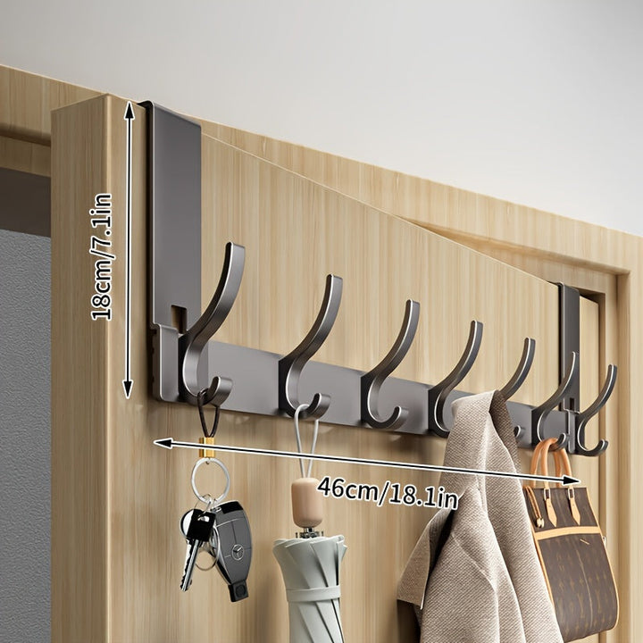 BowLift | SlimLine Door Hook – Hanging System Without Drilling Made of Sturdy Aluminum