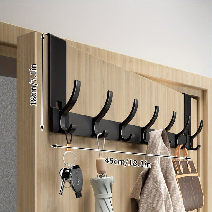 SlimLine Door Hook – Mounting System without Drilling made of Sturdy Aluminum | Bowlift