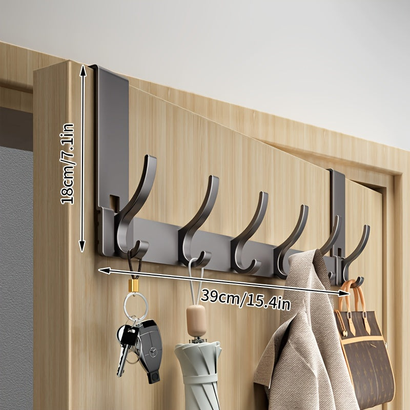 SlimLine Door Hook – Mounting System without Drilling made of Sturdy Aluminum | Bowlift