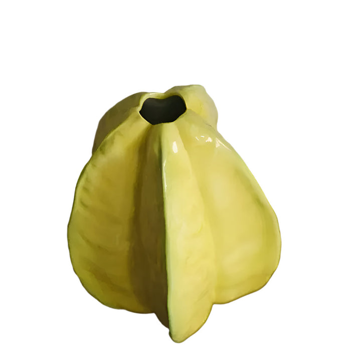 BowLift | Artisanal Ceramic Flower Vase in Starfruit Shape