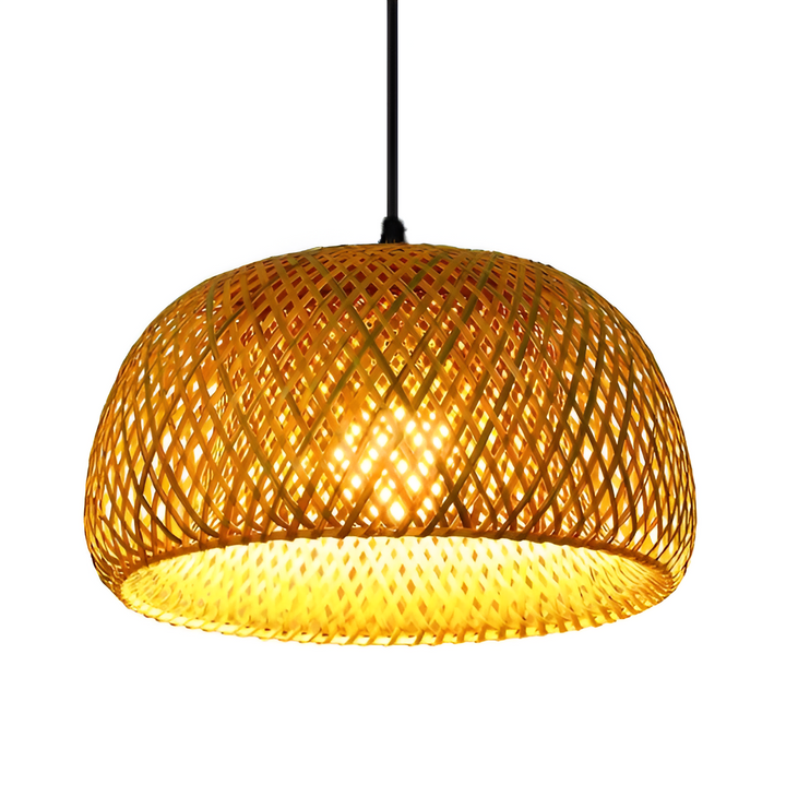 BowLift | Aesthetic Wicker Pendant Lamp