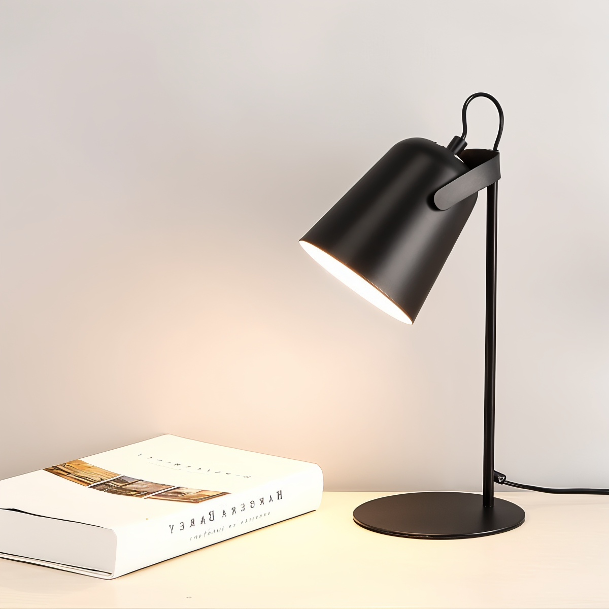 BowLift | Macaron – Adjustable Nordic Table Lamp for a Stylish Office