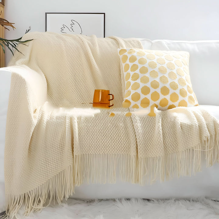 BowLift | KNITCOVE – Stylish knit fleece blanket